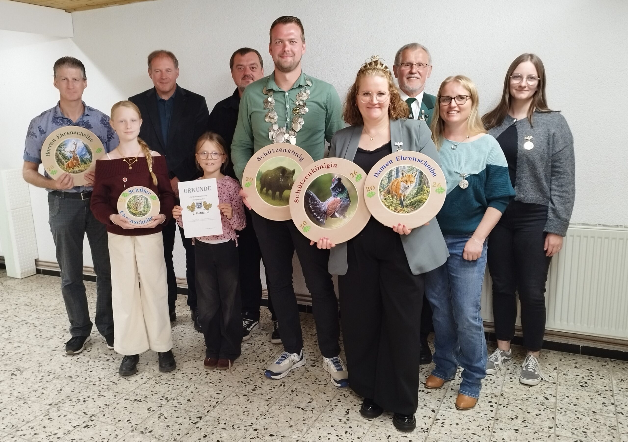 Neues Königshaus in der Schützenabteilung